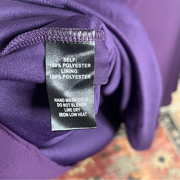 Lulu’s Sz M Strappy To Be Here Purple Lace Up Maxi Dress - Picture 13 of 16